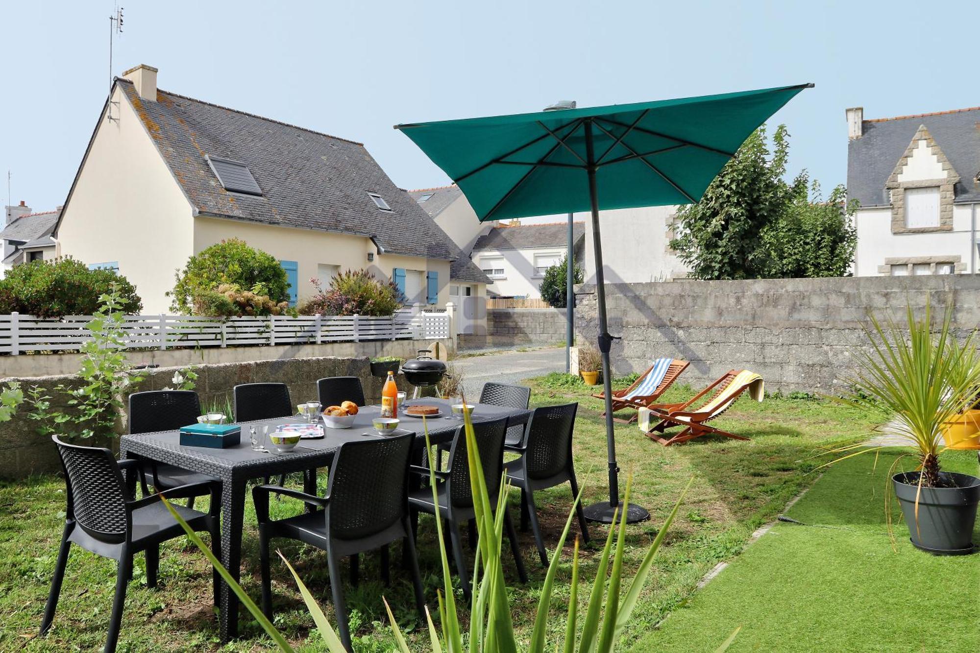 Localise - M8 - Ty Geoland - Maison A Deux Pas Du Centre Avec Jardin Au Guilvinec - Wifi Inclus - Animaux Bienvenus- Linge De Lit Inclus Exteriör bild